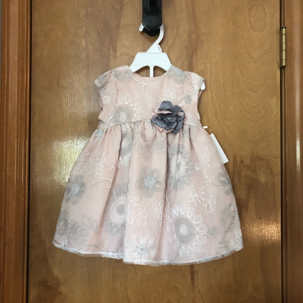 Laura Ashley 18 month girl 2 pc dress and bottoms Church